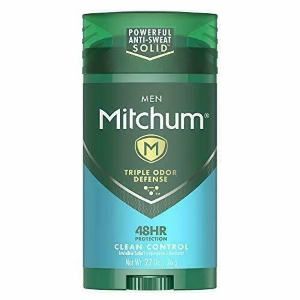 Mitchum Men'S Deodorant Stick, Triple Odor Defense Invisible Solid #1095